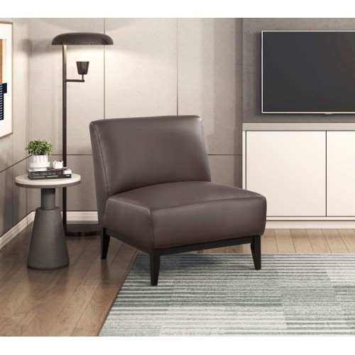 1129 Leather Slipper Chair